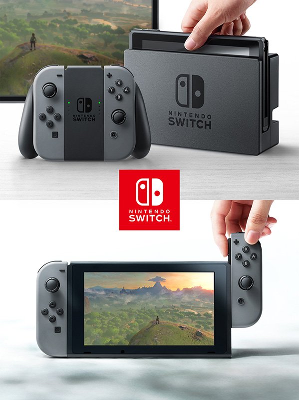 La nueva videoconsola híbrida de Nintento Switch. (Fotografía de la nota de prensa de Nintendo)