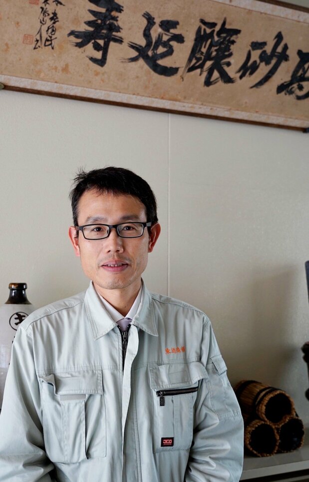 东酒造的福元文雄先生（图片：浮田泰幸）