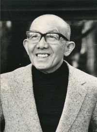 Higashima Kaii in 1984at age 75. (Courtesy Nihon Keizai Shimbun)