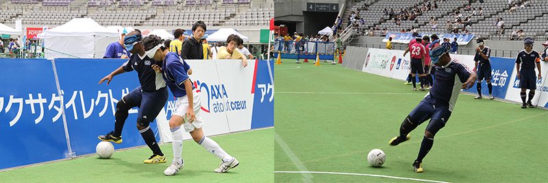 Médaille de bronze aux championnats du Japon de cécifoot en 2013.