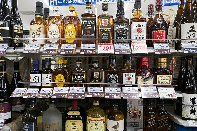 从日本威士忌到波本酒，洋酒也种类齐全