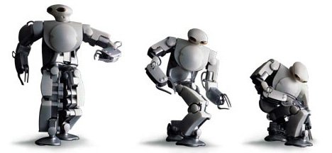 morph3は、科学技術振興機構ERATO北野共生システムプロジェクトと工業デザイナーの山中俊治氏が共同開発したロボットだ。2003年6月1日よりmorph3の研究開発チームが千葉工業大学未来ロボット技術研究センターへ移籍し、継続して研究開発が行われている ©fuRo
