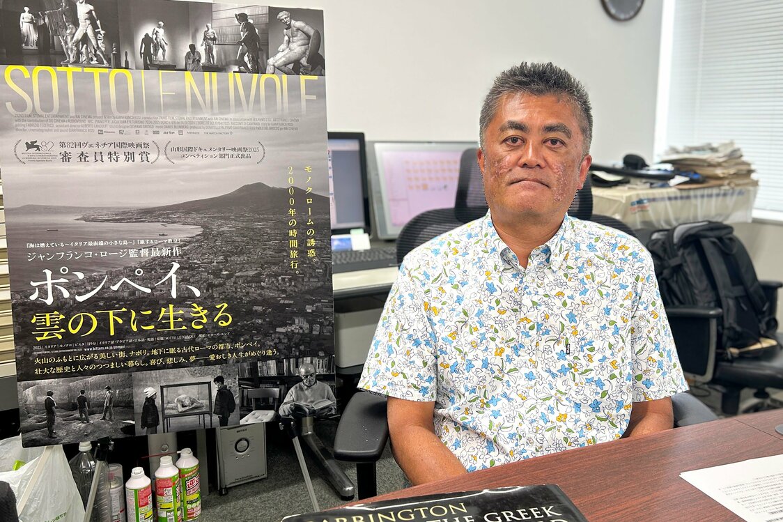東京大學索馬・維蘇維亞納遺址挖掘計劃特聘研究員岩城克洋（nippon.com編輯部拍攝）