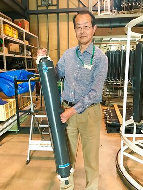 道田教授手提采水器筒体
