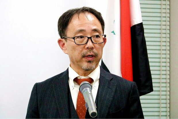 「アラビア語朗読コンテスト」企画委員を務めた青山弘之教授