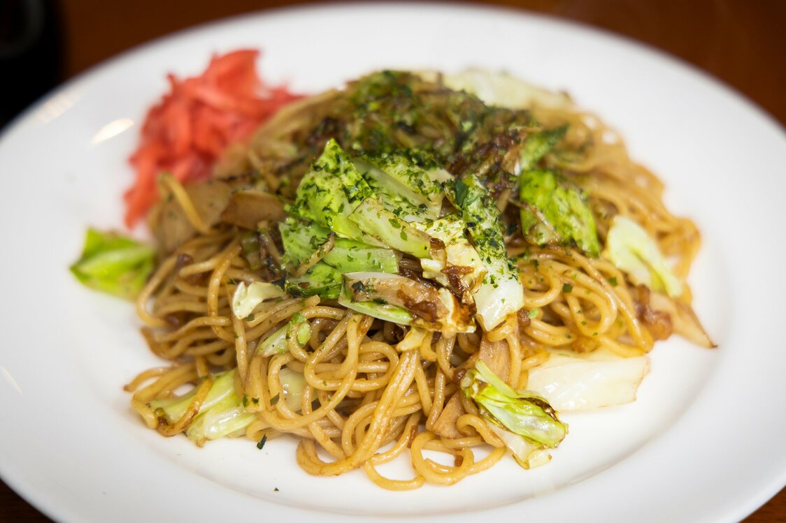今でも焼きそば（500円）の名店として知られている