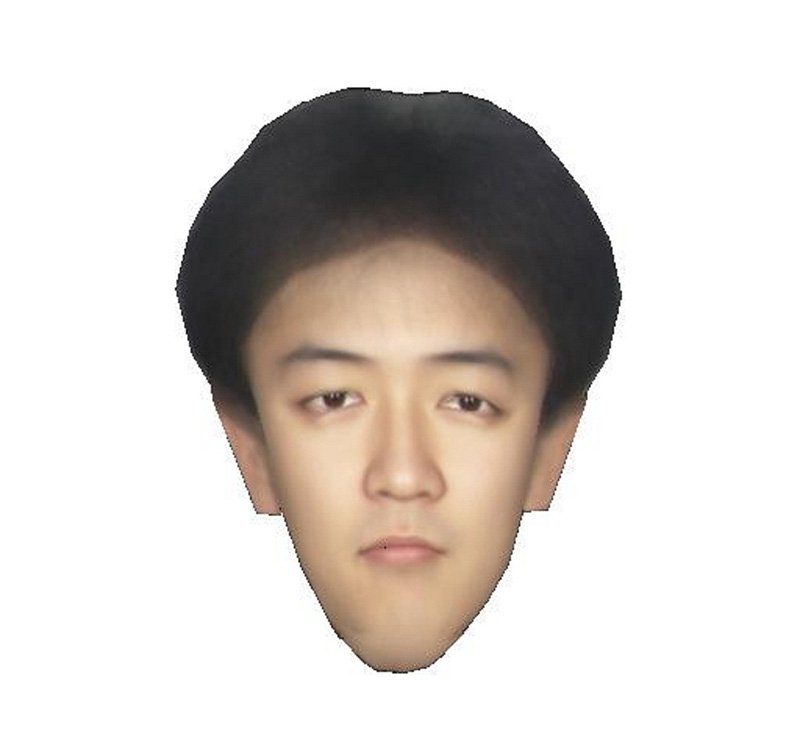 100年後の日本人の顔。（画像提供＝原島 博）