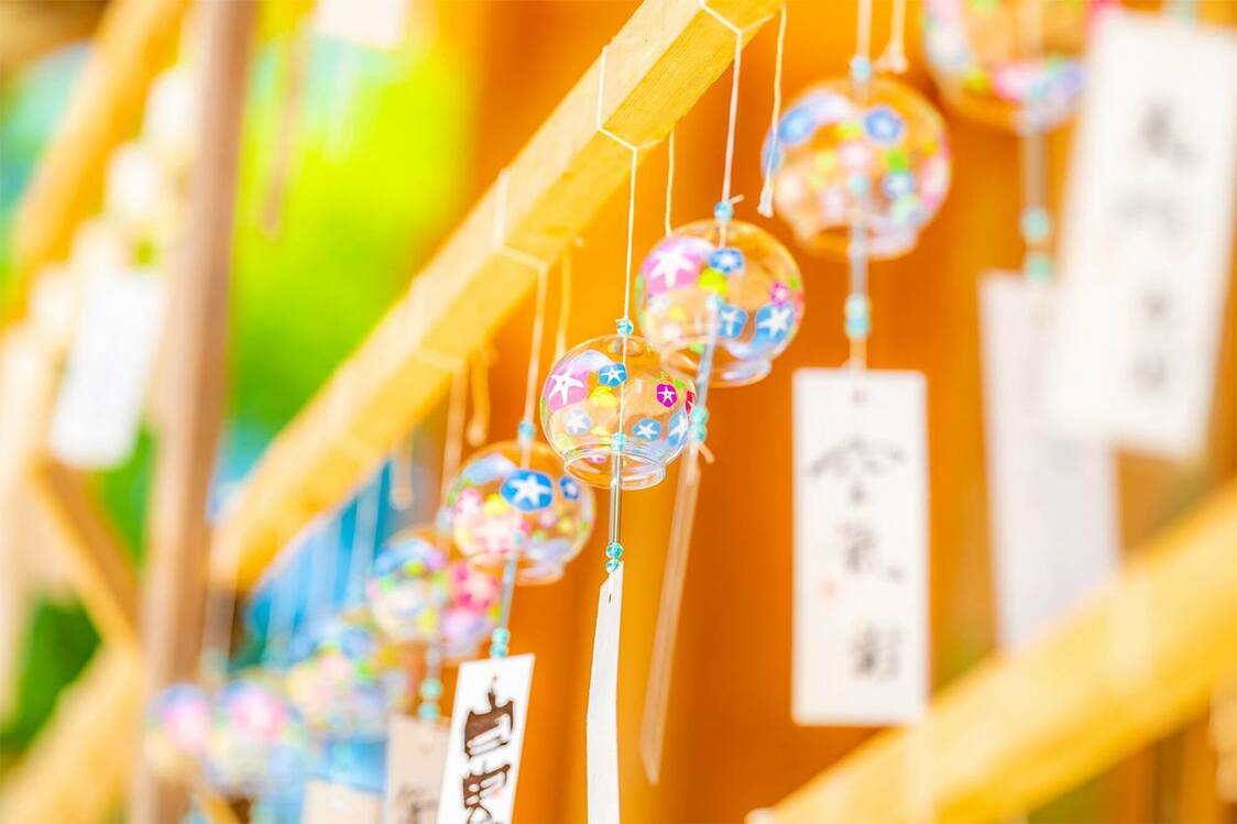 長野県・穂高神社の風鈴祭り（PIXTA）