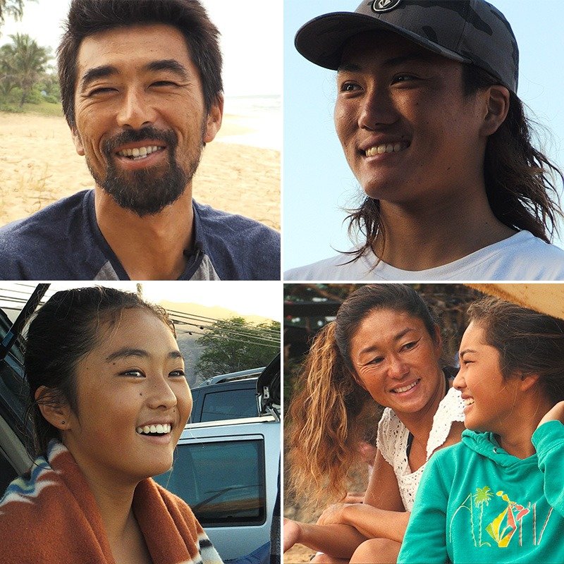 脇田一家＝貴之、泰地、小百合と紗良、紗良（左上から時計回り）　©2018 Masataka Kiyono & IMPC., Inc.