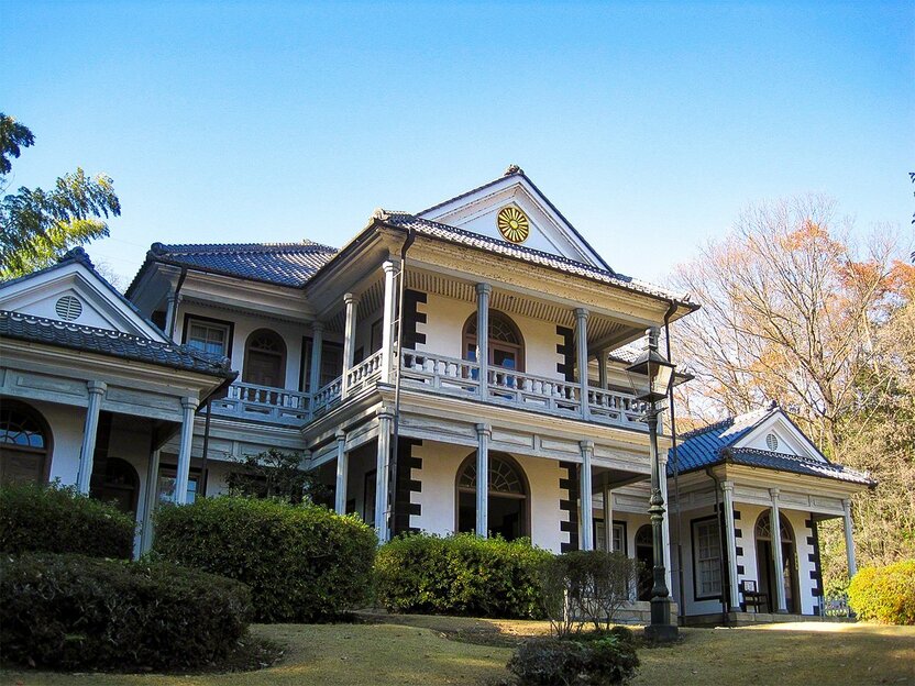1885年建于山梨县山梨市的东山梨郡役所
