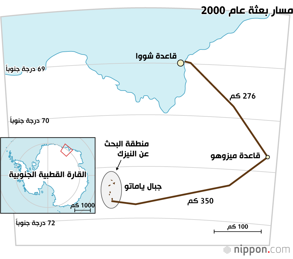 مسار بعثة عام 2000