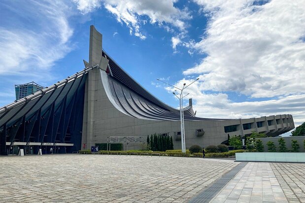 El Gimnasio Nacional de Yoyogi es uno de los recuerdos visuales más impactantes de los Juegos Olímpicos de 1964. (© Gianni Simone)
