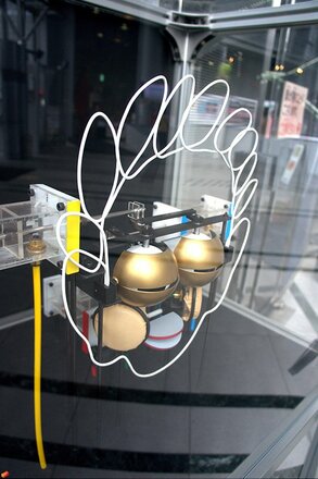 Une maquette du mécanisme des mouvements de Gakutensoku
