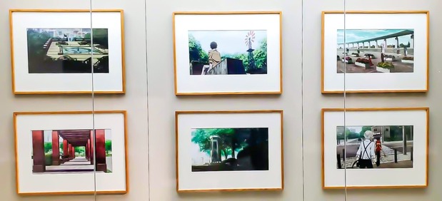 Scenes from the anime featuring Yokohama locations. (© Nippon.com)