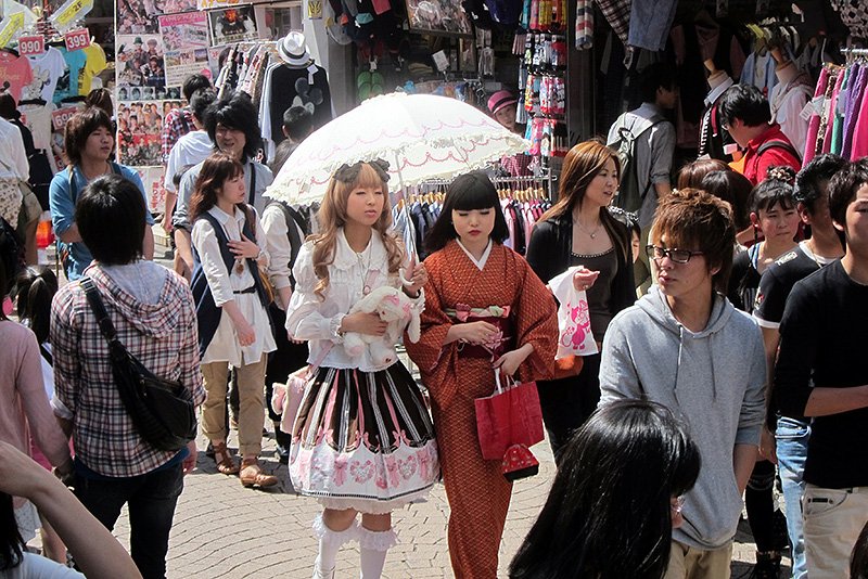 Harajuku est aussi bien un endroit à voir qu’un endroit pour être vu. (Photo : Wally Gobetz)