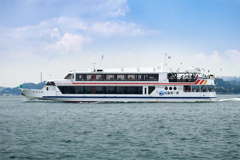 La croisière « Niô-maru » (Photo avec l’aimable autorisation des bateaux de croisière de Matsushima)