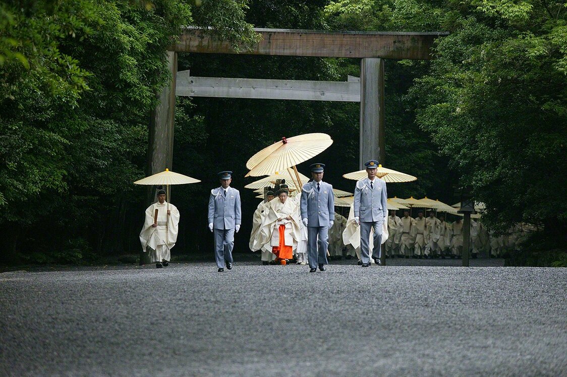 6月17日　6月和12月的月次祭，与神尝祭一并称为三节祭，是非常重要的祭祀仪式