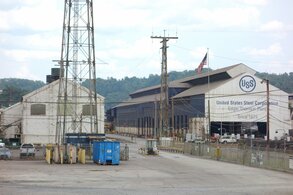 US Steel’s Edgar Thomson Steel Works near Pittsburgh, Pennsylvania. (© Jiji)