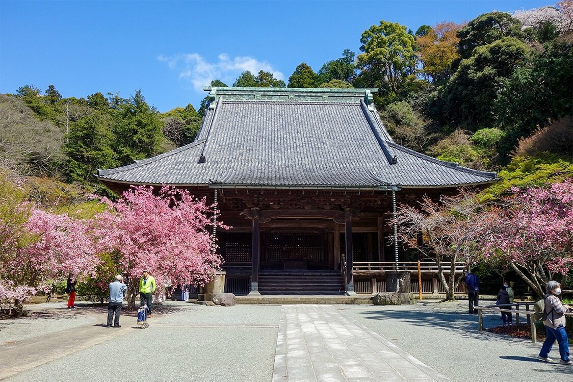 比企一族の墓がある妙本寺（鎌倉市大町）＝筆者撮影