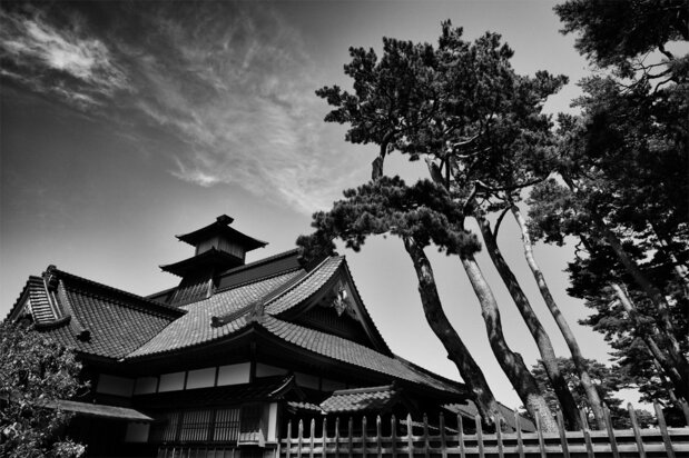 2010年に復元した箱館奉行所（2021）