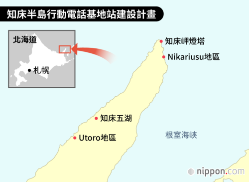 知床半島行動電話基地站建設計畫