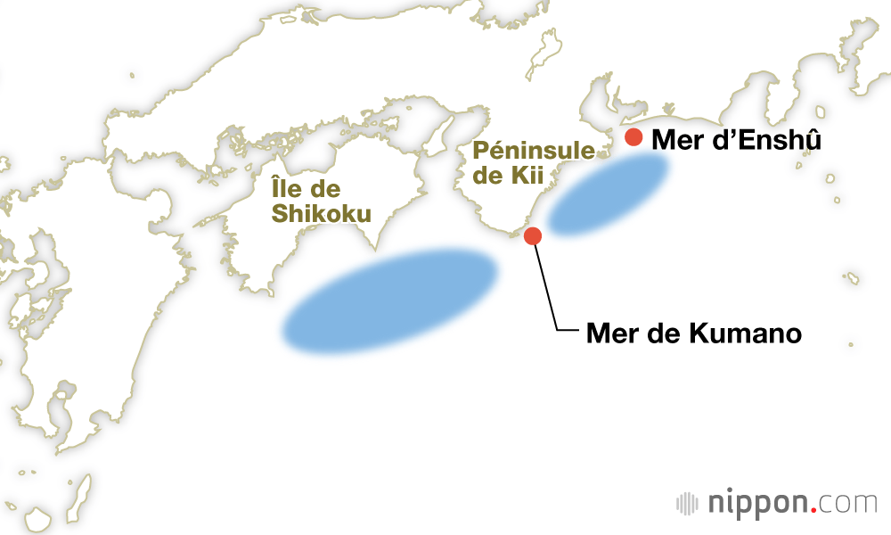 Les risques de la fosse de Nankai : des méga séismes tous les 100 à 150 ans