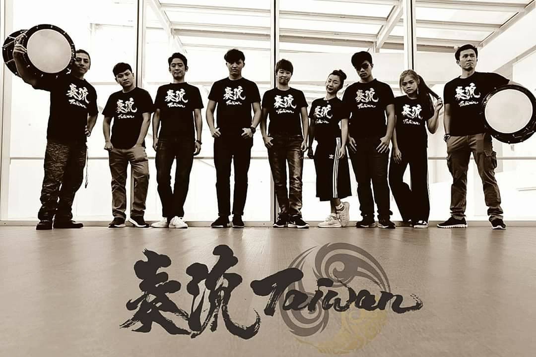 太鼓演奏グループ「奏流（そうる）Taiwan」（熊谷新之助氏提供）