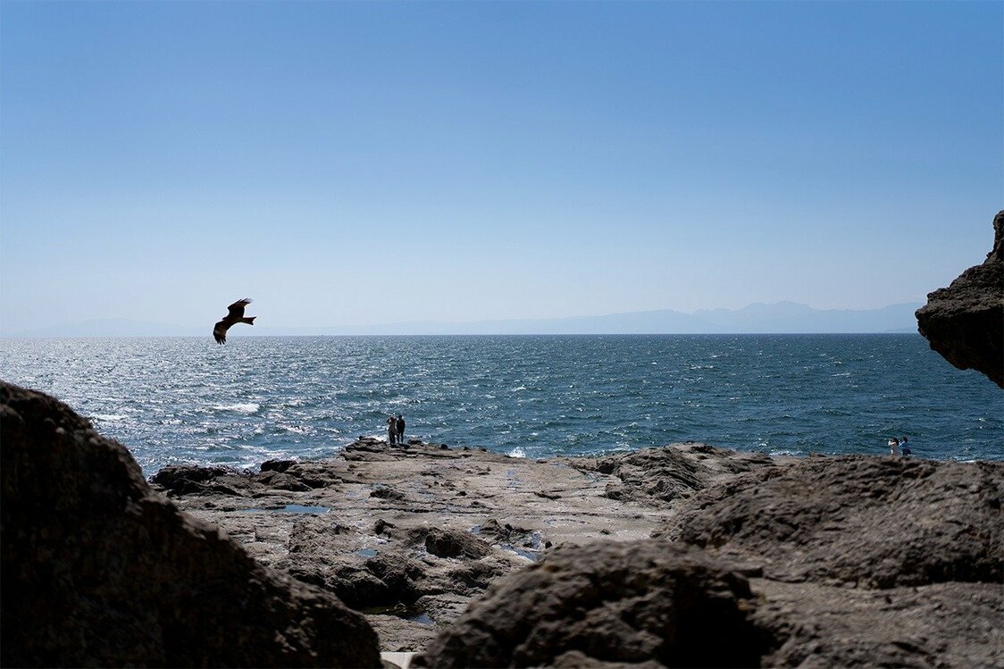 La costa rocosa de Chigogafuchi. (© Benjamin Parks)