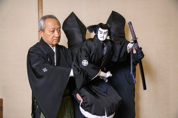 桐竹勘十郎与人偶早野勘平