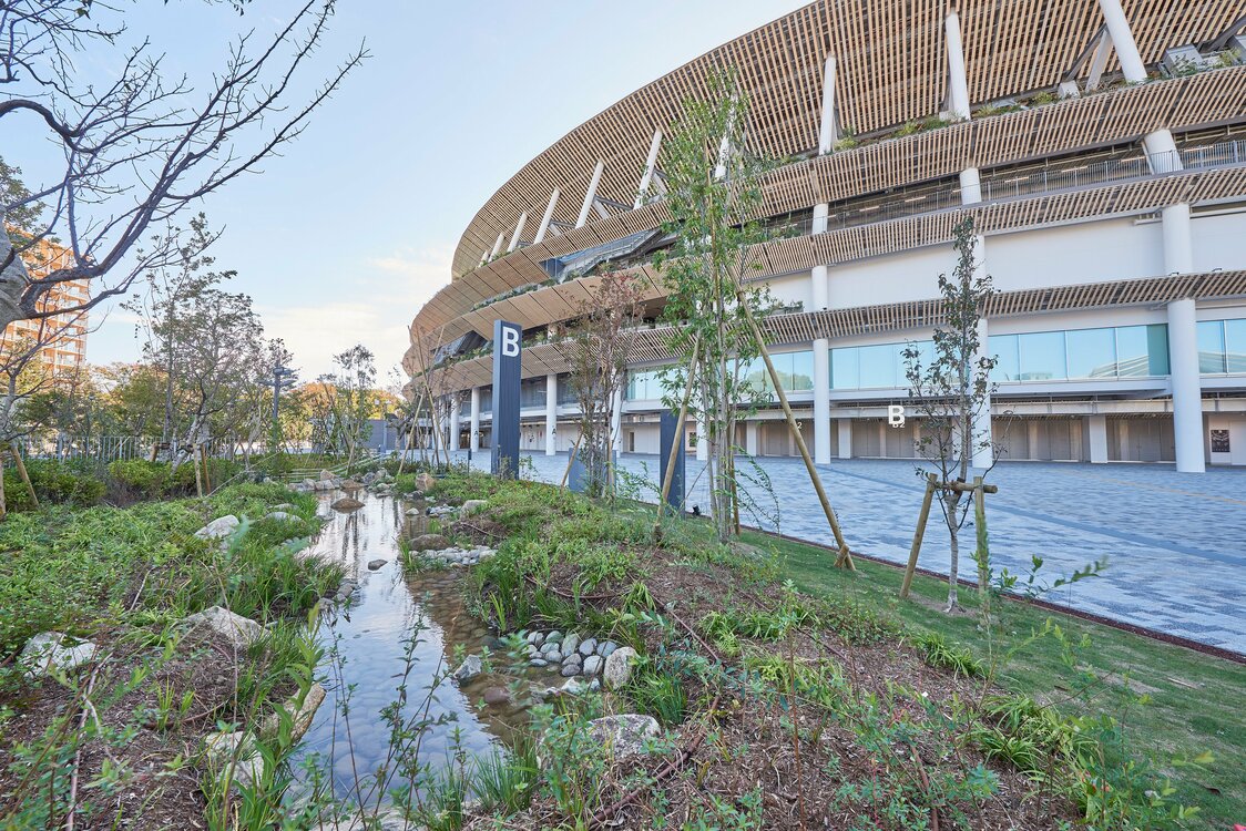A total of 47,000 trees, representing 130 different species, have been planted around the stadium. (Photo courtesy JSC)