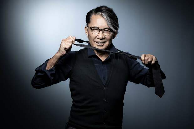 Even in his later years, Takada Kenzō oozed style and charm. (© AFP/Jiji)