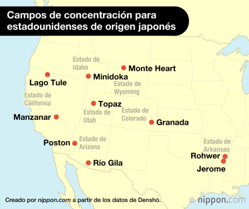 Campos de concentración para estadounidenses de origen japonés
