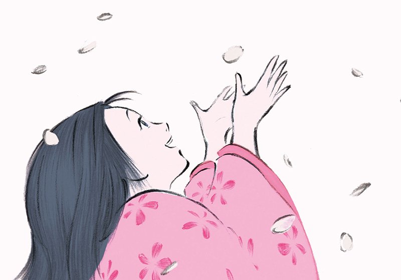 La nueva película del director Takahata, La historia de la princesa Kaguya (Kaguya hime no monogatari) quizá sea también la última @2013 Hata jimusho GNDHDDTK