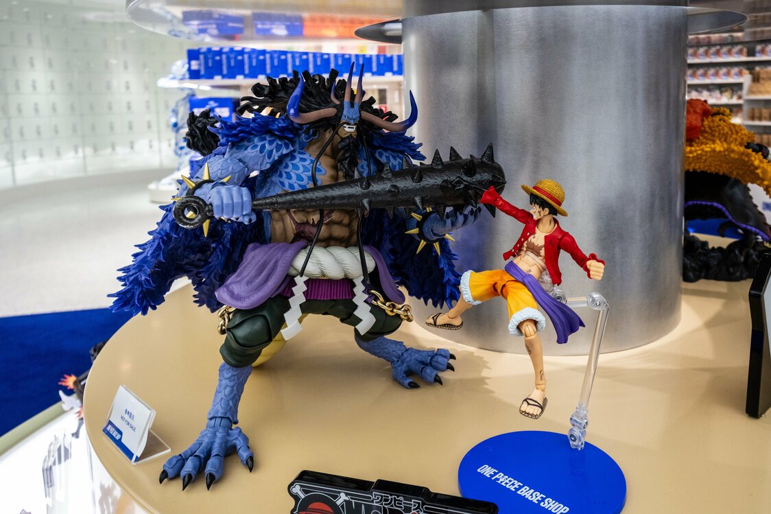 大量的角色模型展示