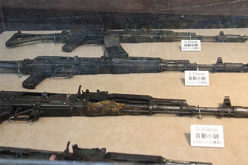 沈没船から回収された武器