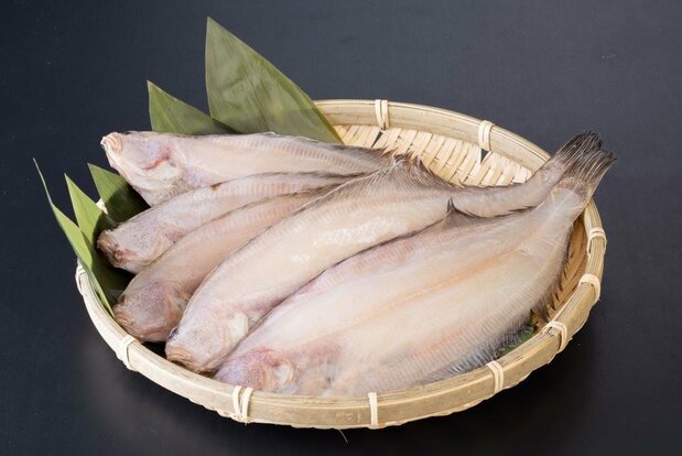 Karei ichiya-boshi, une limande séchée toute une nuit, originaire de la préfecture de Fukui. (Avec l’aimable autorisation du ministère de l’Agriculture, des Forêts et de la Pêche)