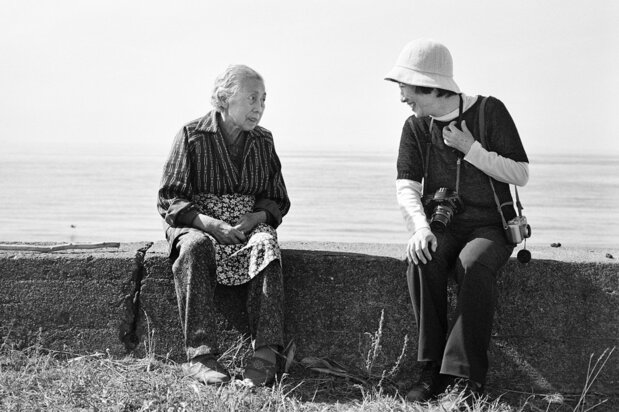 At left, my new acquaintance from Tsugaru.