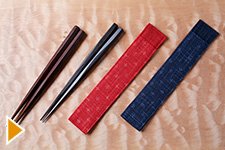 Edokibashi Daikoku-ya, la tienda donde se pueden encontrar unos palillos adecuados a la mano de uno.