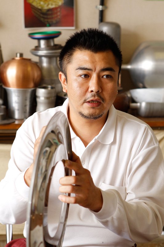 技術者のプライドを語る北嶋貴弘専務。
