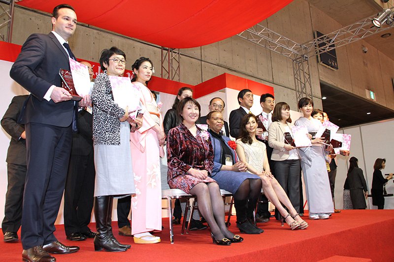Entrega de premios celebrada el 4 de marzo en la feria de alimentación FOODEX JAPAN 2014.