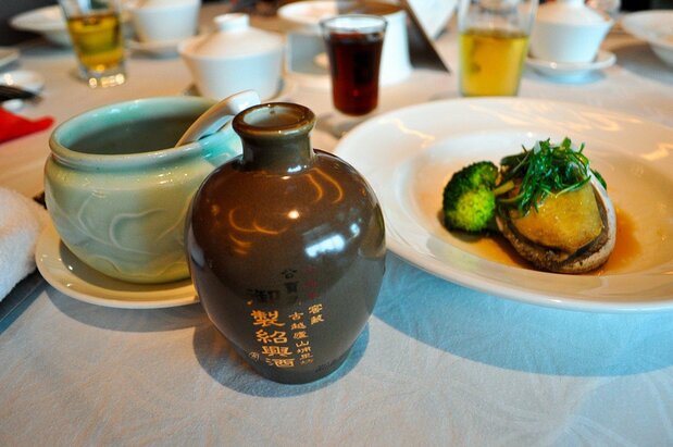 在台湾饮用的窖藏15年的绍兴酒