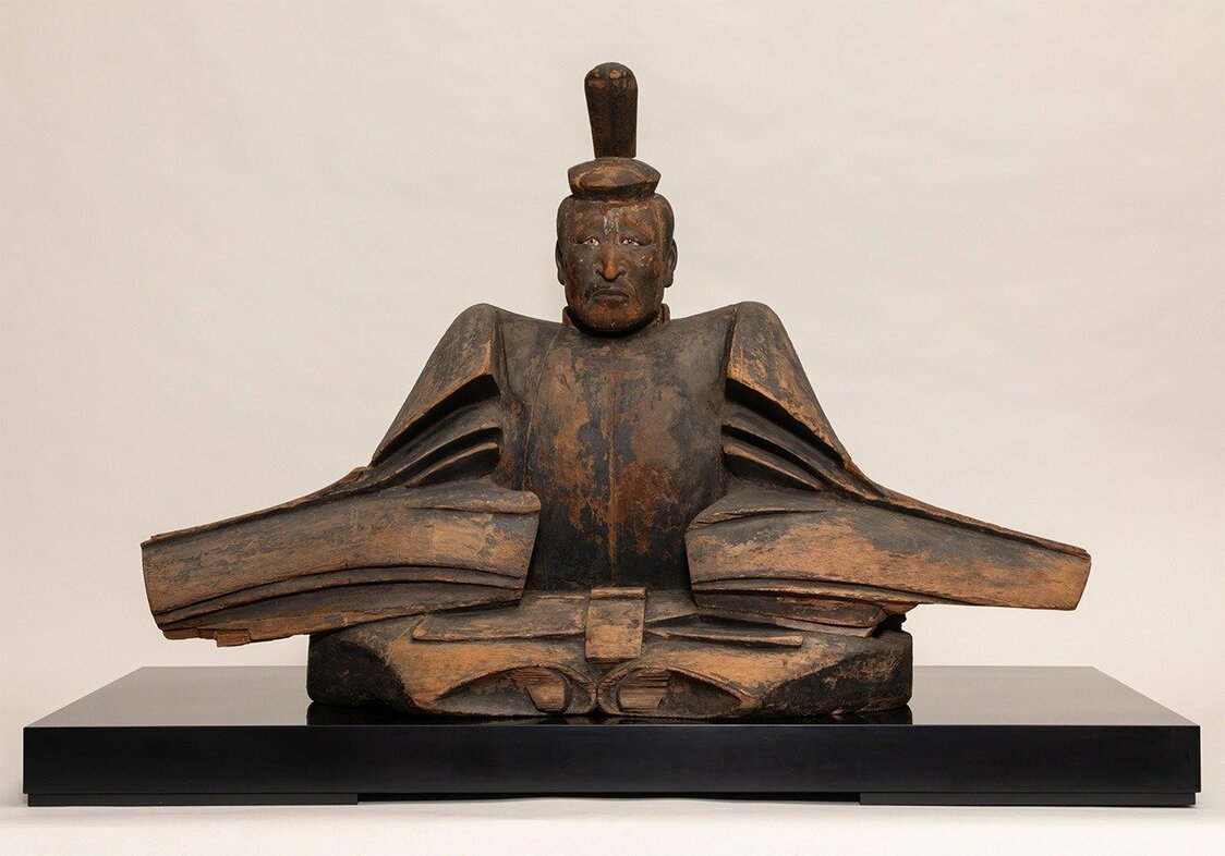 源頼朝坐像。甲斐善光寺所蔵