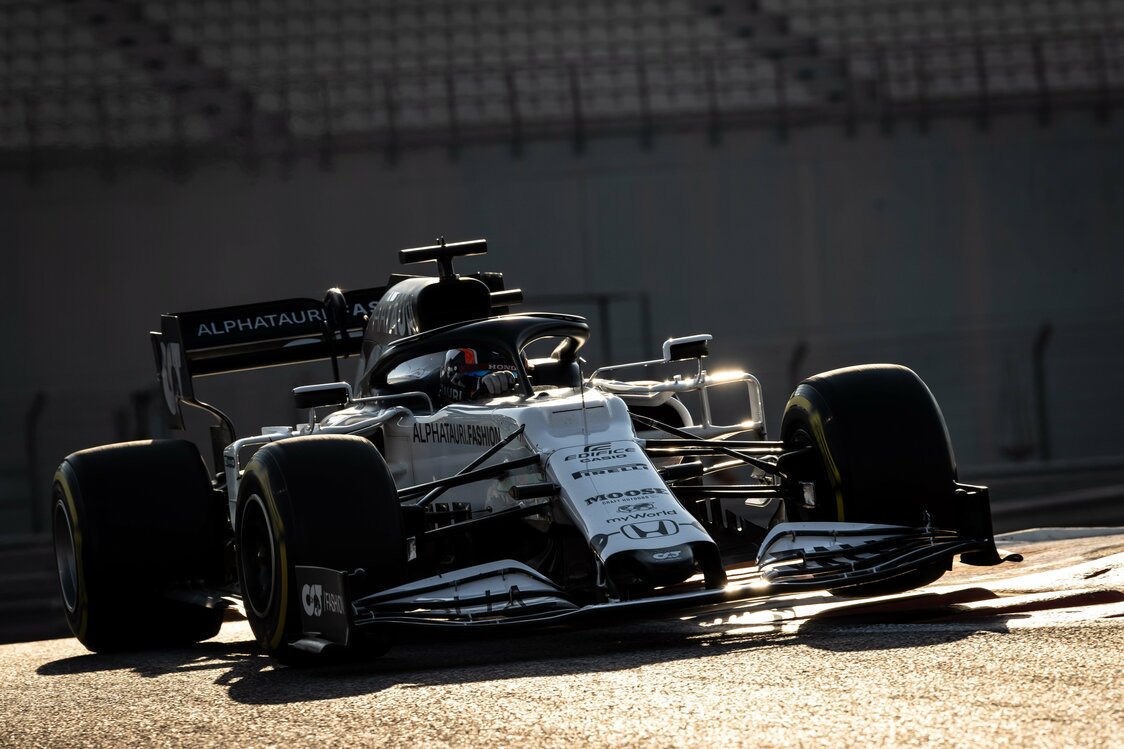 アブダビで行なわれた2回目のF1テスト走行でも、角田は着実に成果を上げた　写真：熱田護（CHRONO GRAPHICS）