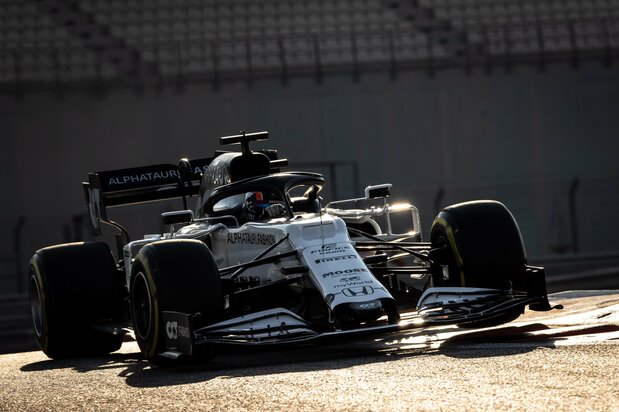 アブダビで行なわれた2回目のF1テスト走行でも、角田は着実に成果を上げた 写真:熱田護(CHRONO GRAPHICS)