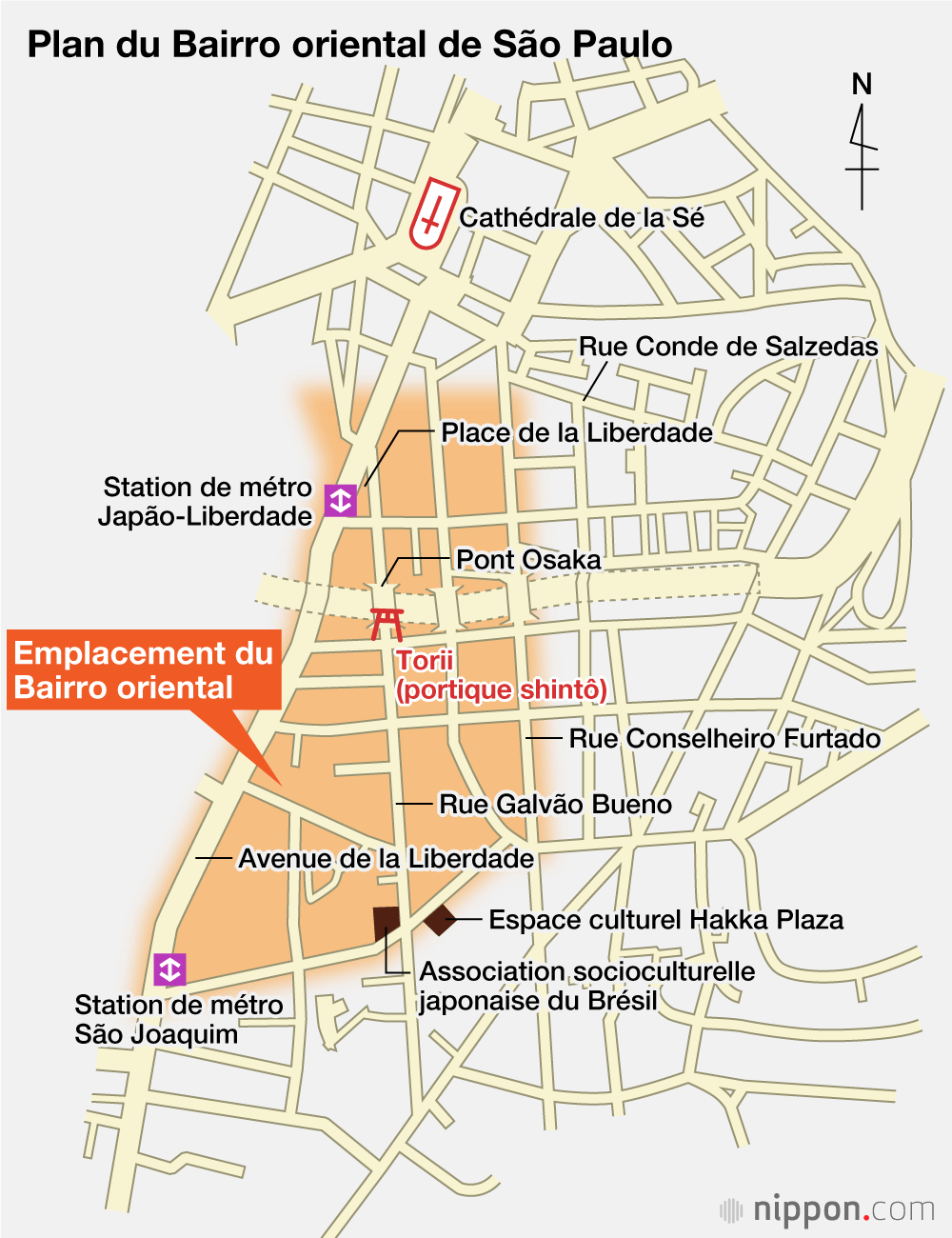 La Liberdade de São Paulo : le plus grand quartier japonais se trouve à l’autre bout de la planète