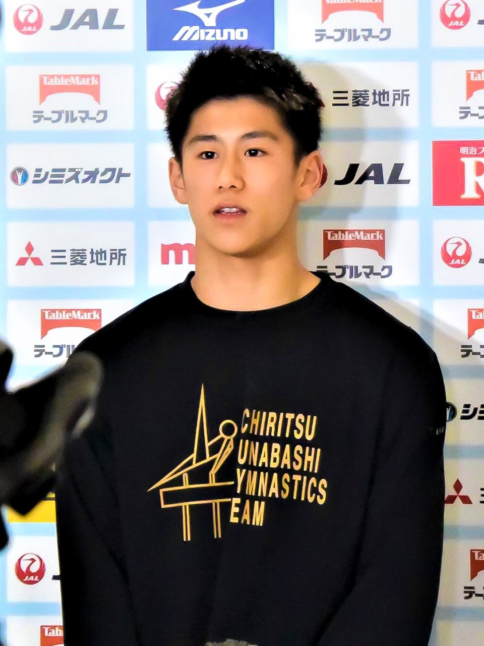 個人総合スーパーファイナルで優勝した橋本大輝選手（筆者撮影）