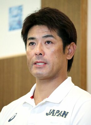 日本代表の稲葉篤紀監督（時事通信）