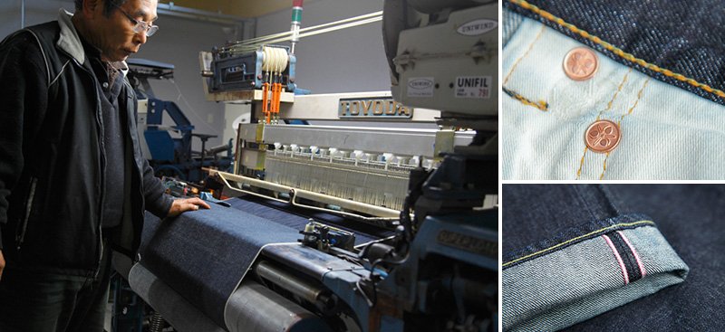セルヴィッチ付きデニムはヴィンテージデニムの証。隠しリベットの家紋など、ディテールにもこだわりが。