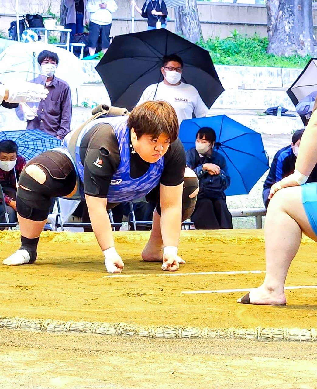 「相撲の経験が浅い分、技を磨く余地がまだまだある。先輩方とぶつかってどんどん吸収していきたい」と意欲を見せる　本人提供