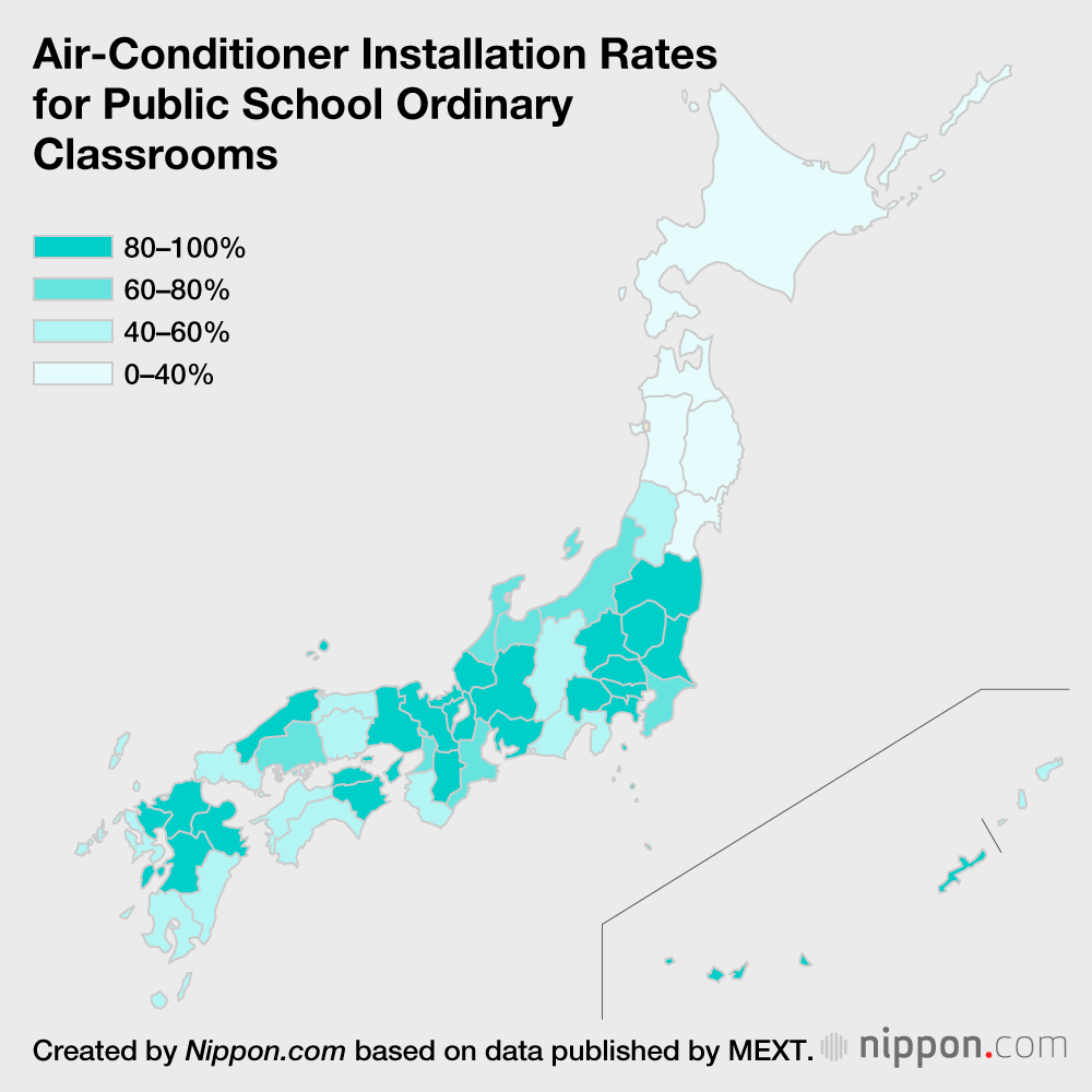 Beating the Heat: Soaring Summer Temperatures Boost AC Installation at Japanese Public Schools